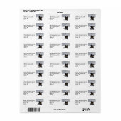 Scottie in Snow Etiket (Full Sheet)