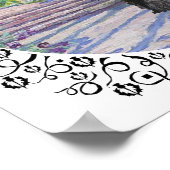 Scottie in Springtime Garden Poster (Hoek)