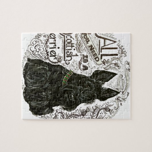 Scottie is alles legpuzzel (Horizontaal)