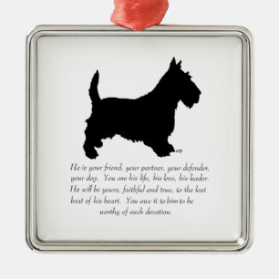 Scottie Keepomwille Ornament - MALE Dog