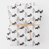 Scottie Kerstmis Inpakpapier Vel (In situ)