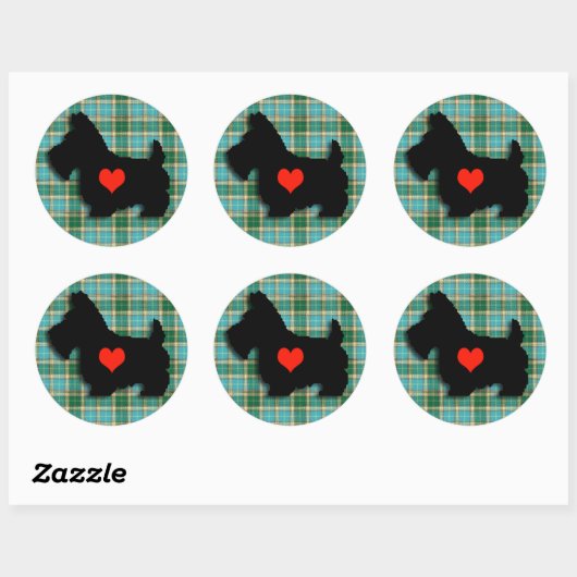 Scottie Liefde Hart Sticker (Vel)