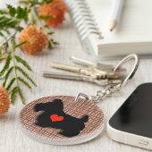 Scottie Love Heart Keychain (Voorkant Rechts)