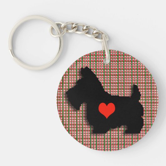 Scottie Love Heart Keychain (Voorkant)