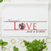 Scottie Love Kitchen Towel Theedoek (Gevouwen)