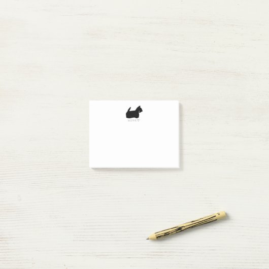 Scottie Love Post-it® Notes (Op bureau)