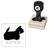 Scottie Love Rubberstempel (Gestempeld)