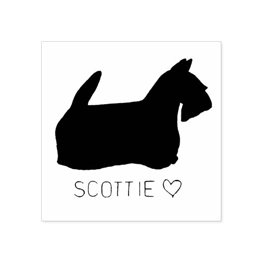 Scottie Love Rubberstempel (Afrduk)