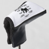 Scottie Lover Scottish Terrier Owner Scottie Mom Golfheadcover (3/4 voorkant)