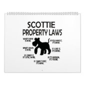 Scottie Lover Scottish Terrier Owner Scottie Mom Kalender (Hoes)