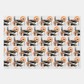 "Scottie" & Madeleine Inpakpapier Vel (Voorkant)