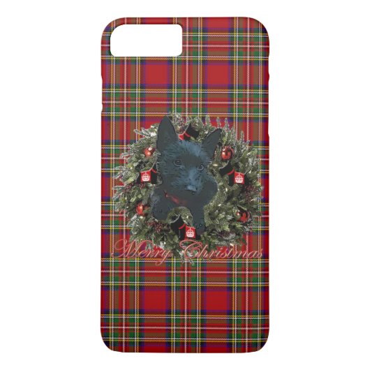 Scottie Merry Kerstmis Case-Mate iPhone Case (Achterkant)
