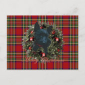Scottie Merry Kerstmis Feestdagenkaart (Voorkant)