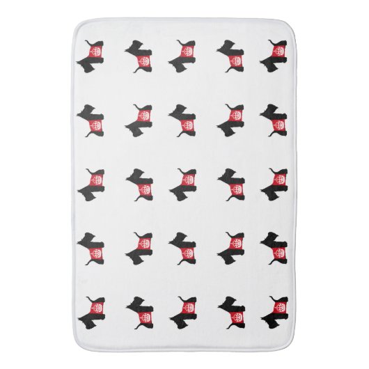 Scottie No. 8 Royal Crown Badmat (Voorkant Verticaal)