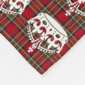 Scottie No 8 Royal Crown Fleece Deken (Hoek)