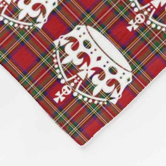 Scottie No 8 Royal Crown Fleece Deken (Hoek)