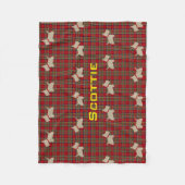 Scottie No. 8 Wheaten Fleece Deken (Voorkant)