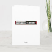 Scottie No 8 Wheaten Royal Crown Bedankkaart (Achterkant)