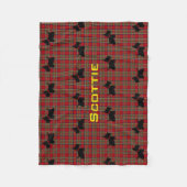 Scottie nr. 8 fleece deken (Voorkant)