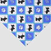 Scottie nr. 8 tissuepapier (Detail)