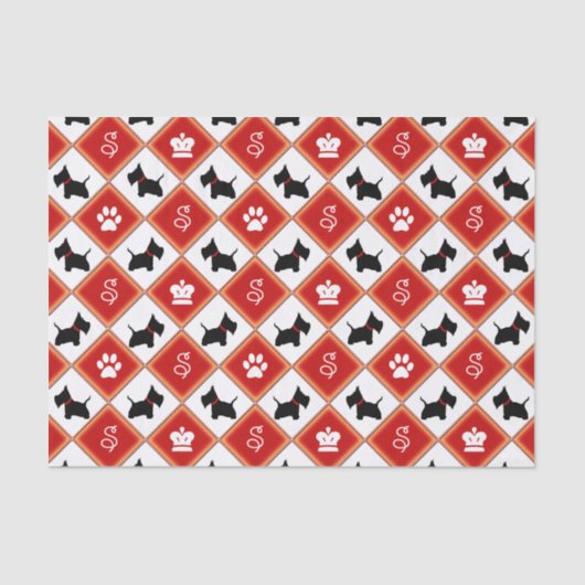 Scottie nr. 8 tissuepapier (Voorkant)