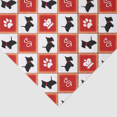 Scottie nr. 8 tissuepapier (Detail)