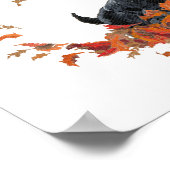 SCOTTIE Pap en Pup Halloween Poster (Hoek)