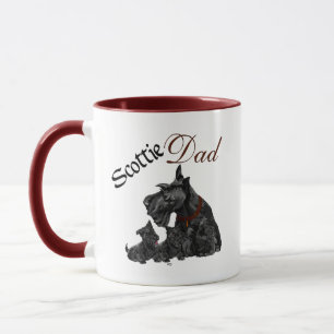 Scottie papa en pups Vaderdag Mok