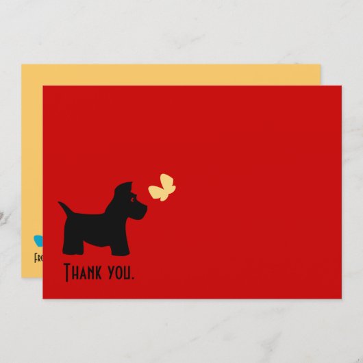 Scottie Persoonlijke kaarten (Voorkant / Achterkant)