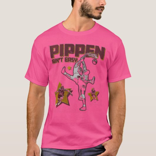 Scottie Pippen is niet makkelijk T-shirt (Voorkant)