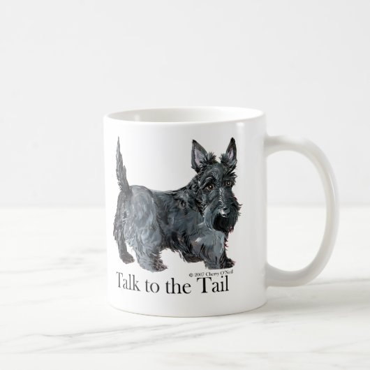 Scottie praat met de Tail Koffiemok (Rechts)