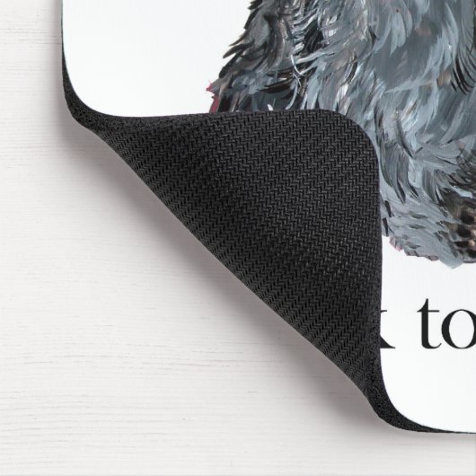 Scottie praat met de Tail Muismat (Hoek)