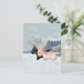 Scottie Pups Briefkaart (Staand voorkant)