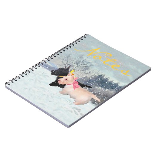 Scottie Pups Notitieboek (Linkerzijde)