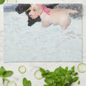 Scottie Pups Theedoek (Gevouwen)