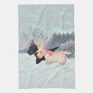 Scottie Pups Theedoek