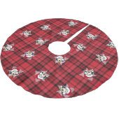 Scottie Red Pset Tree Skirt Kerstboom Rok (Gekanteld)