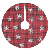Scottie Red Pset Tree Skirt Kerstboom Rok (Voorkant)