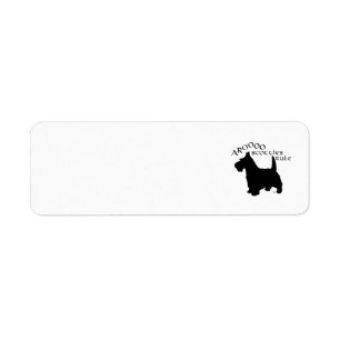 SCOTTIE Retouradreslabels Etiket