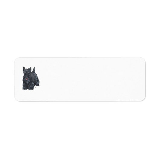 SCOTTIE Retouradreslabels Etiket (Voorkant)