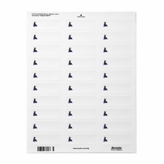 SCOTTIE Return Address Labels (Full Sheet)