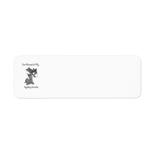 SCOTTIE Return Address Labels (Voorkant)