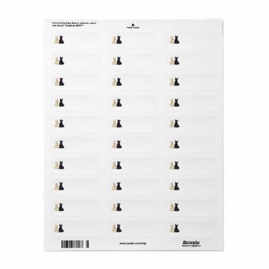 SCOTTIE Return Address Labels (Full Sheet)