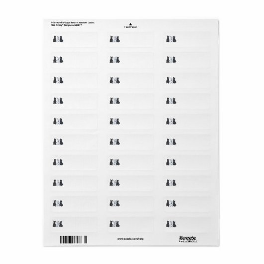 SCOTTIE Return Address Labels (Full Sheet)