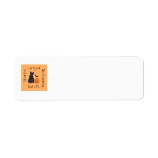 SCOTTIE Return Address Labels (Voorkant)