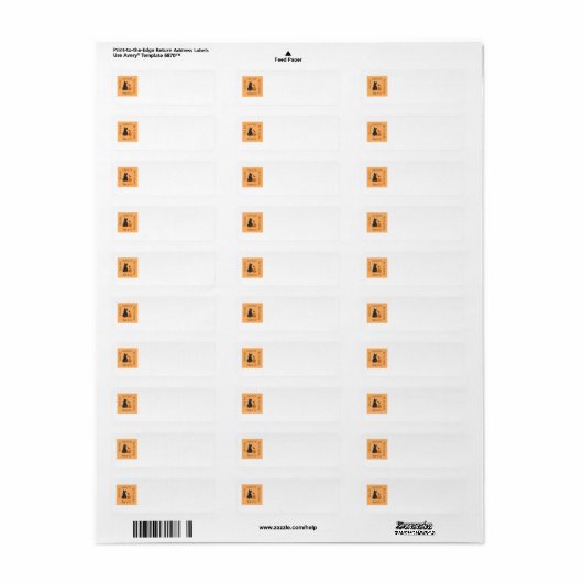 SCOTTIE Return Address Labels (Full Sheet)