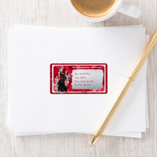 Scottie Return-adreslabel Etiket (Insitu)