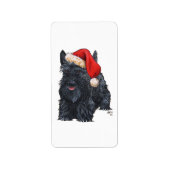 Scottie Santa Stickers. Etiket (Voorkant)