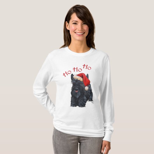 Scottie Santa T-shirt (Voorkant volledig)
