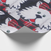 scottie scottish shier dog plaid wrapper paper cadeaupapier (Hoek)